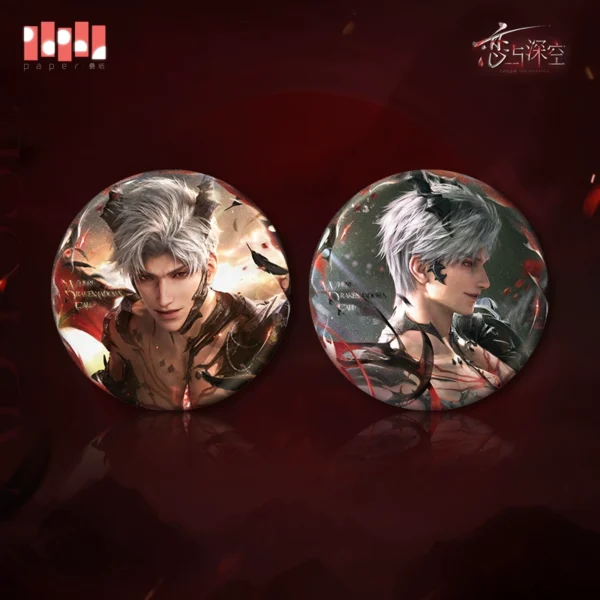 Official Love and Deep Space Genuine Sylus Abyss Master Series Square Badge